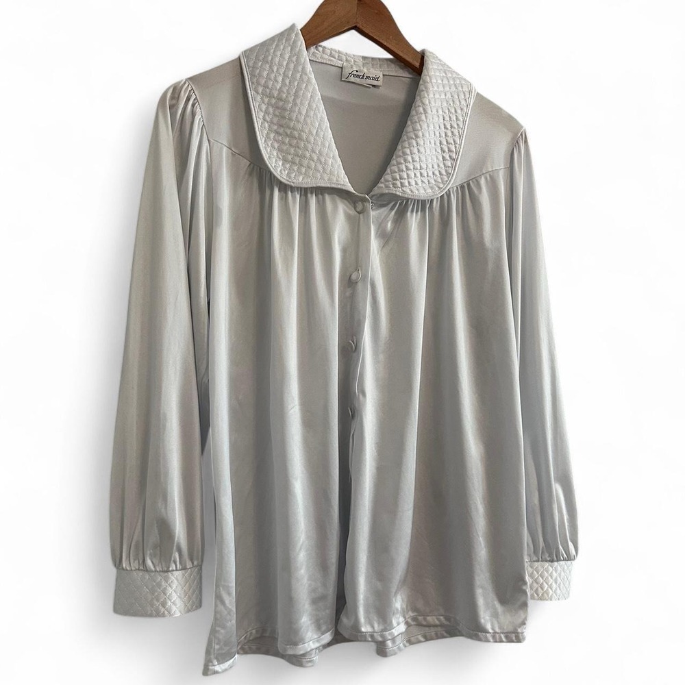 French Maid brand vintage collared blouse